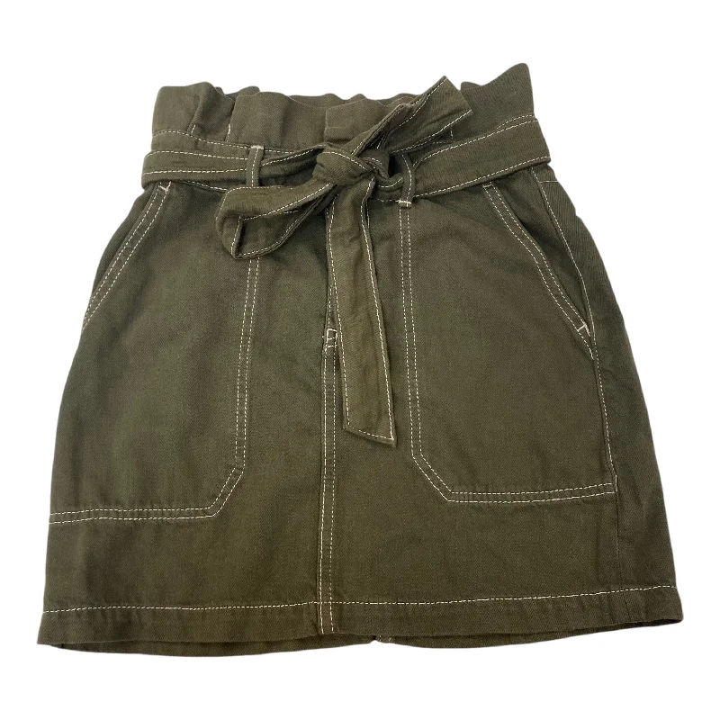 Skirt Mini & Short By Free People In Green, Size: 0